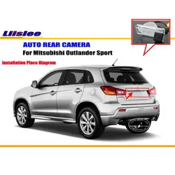 Cámara de visión trasera para Mitsubishi Outlander Sport HD CCD