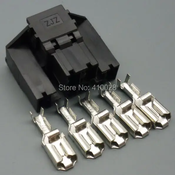 443972995 Conector eléctrico 5 pines 6,3 mm para automóvil - imagen 4