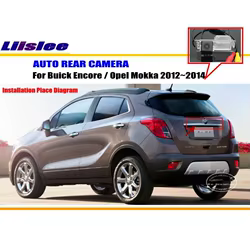 Cámara trasera CCD HD para Buick Encore y Opel Mokka 2012-2014