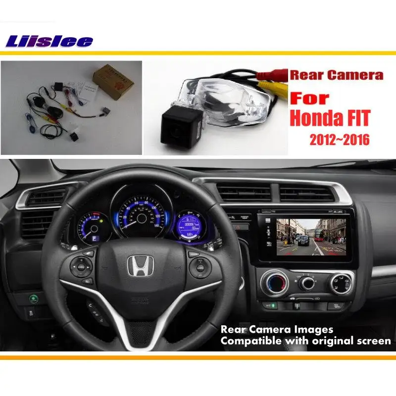 Adaptador de cámara de marcha atrás RCA para Honda Jazz/Fit 2013-2016