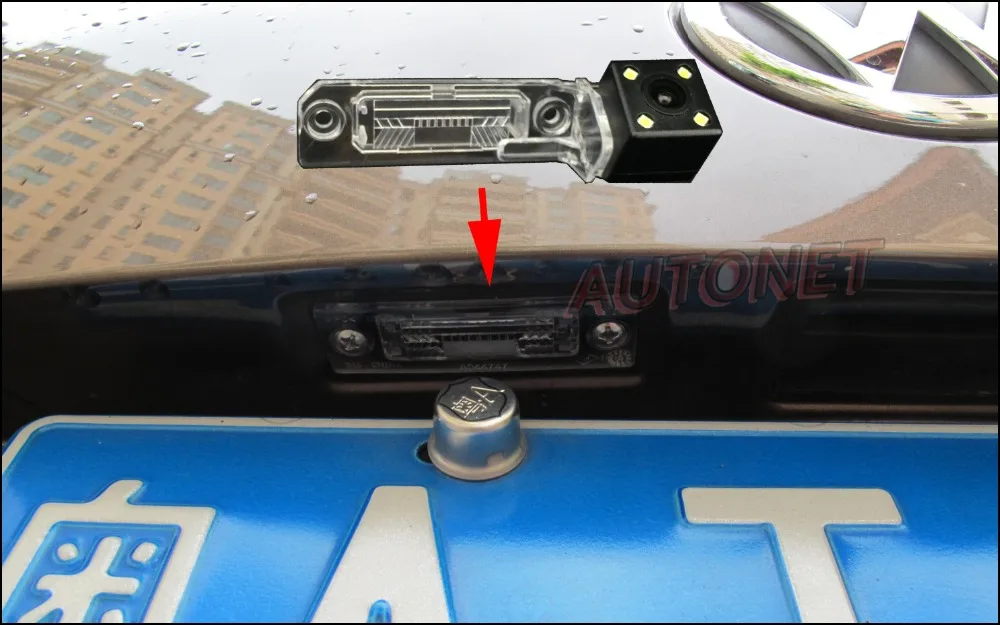 Cámara de respaldo AUTONET para Volkswagen T5 Multivan