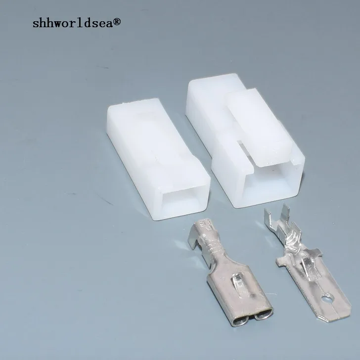 Shhworldsea 7123-3010 conector automotriz 7,8 mm 1 pin hembra macho - imagen 2
