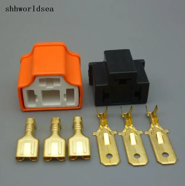 Shhworldsea Conector H4 9003 macho-hembra con cable para faro de coche - imagen 2