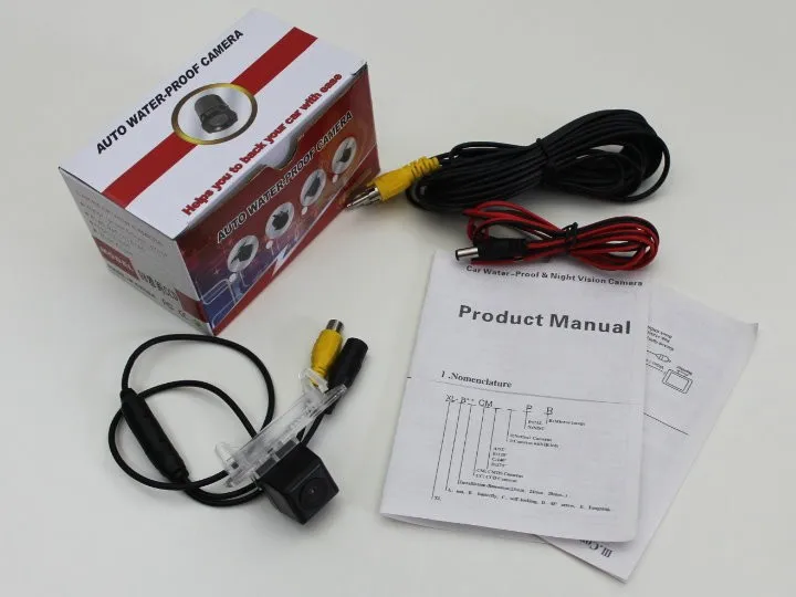 Cables y accesorios incluidos para la conexión de la cámara