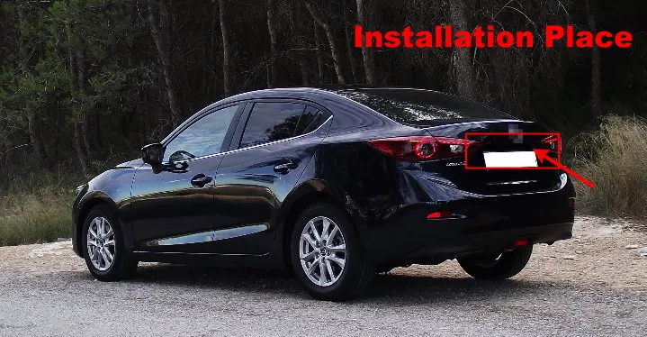 Cámara trasera Liislee para Mazda 3 Axela BM Sedan