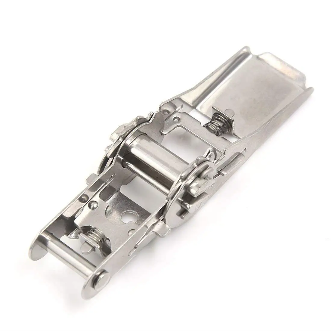 Uxcell hebilla de trinquete de acero inoxidable 25 mm plateada - imagen 4