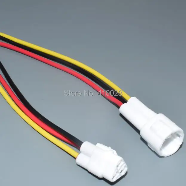 Shhworldsea conector automotriz sellado de tres pines macho/hembra - imagen 3