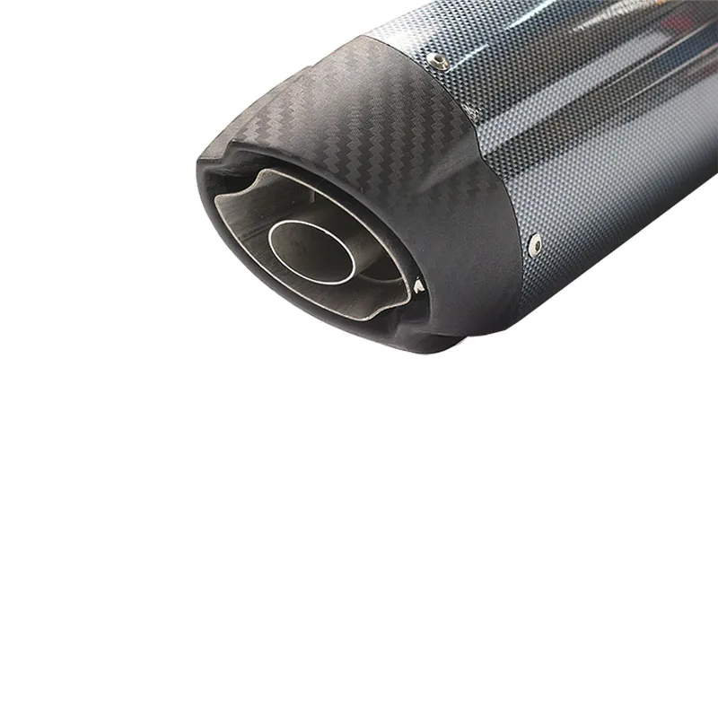 Silenciador de escape universal 51 mm para moto con DB killer - imagen 4