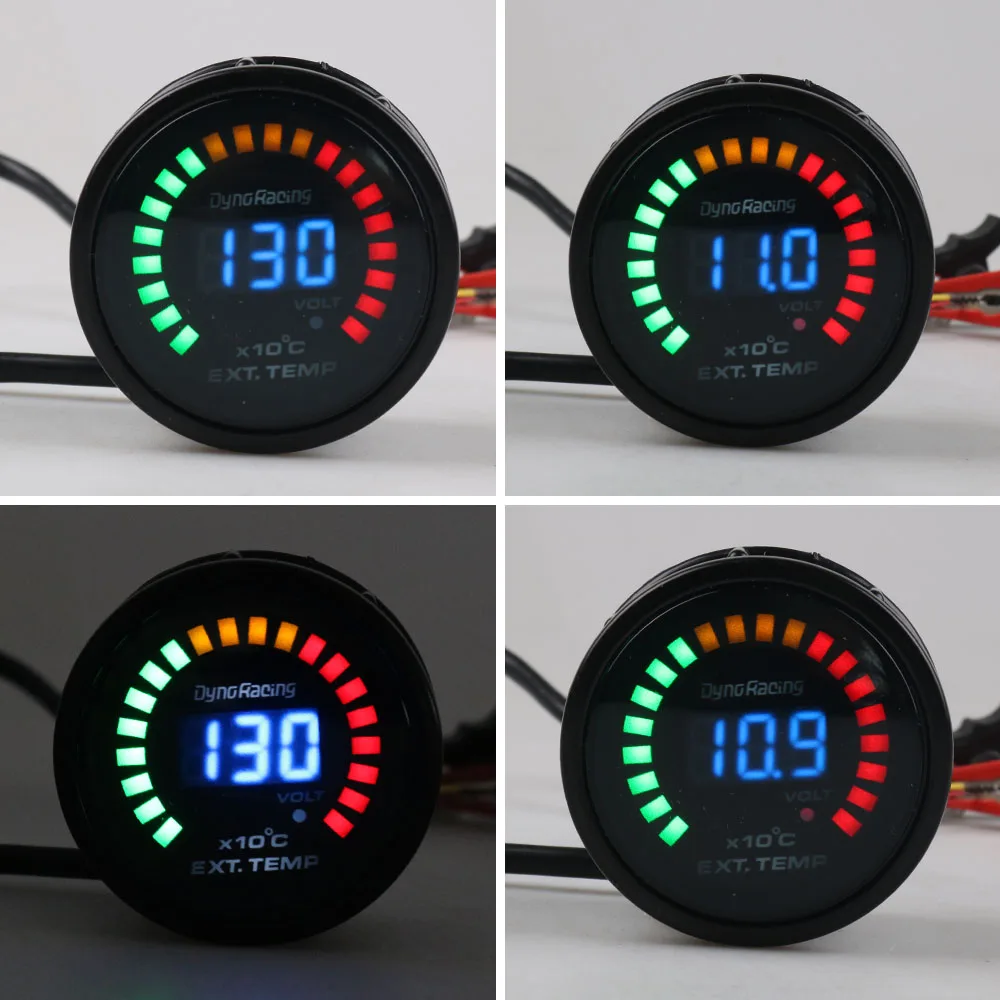 Dynoracing medidor EGT digital 52 mm 20 LED - para coches de tuning - imagen 5