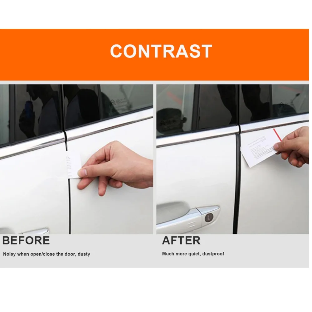 Burlete universal puertas coche – perfil estanqueidad 5 metros - imagen 5