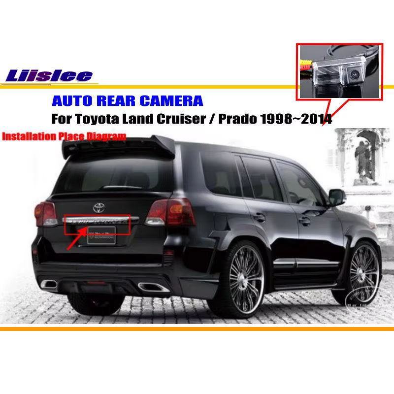Cámara Marcha Atrás Toyota Land Cruiser/Prado Sin Rueda – Kit CCD HD