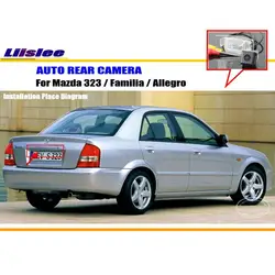 Cámara de visión trasera HD para Mazda 323 Familia Allegro