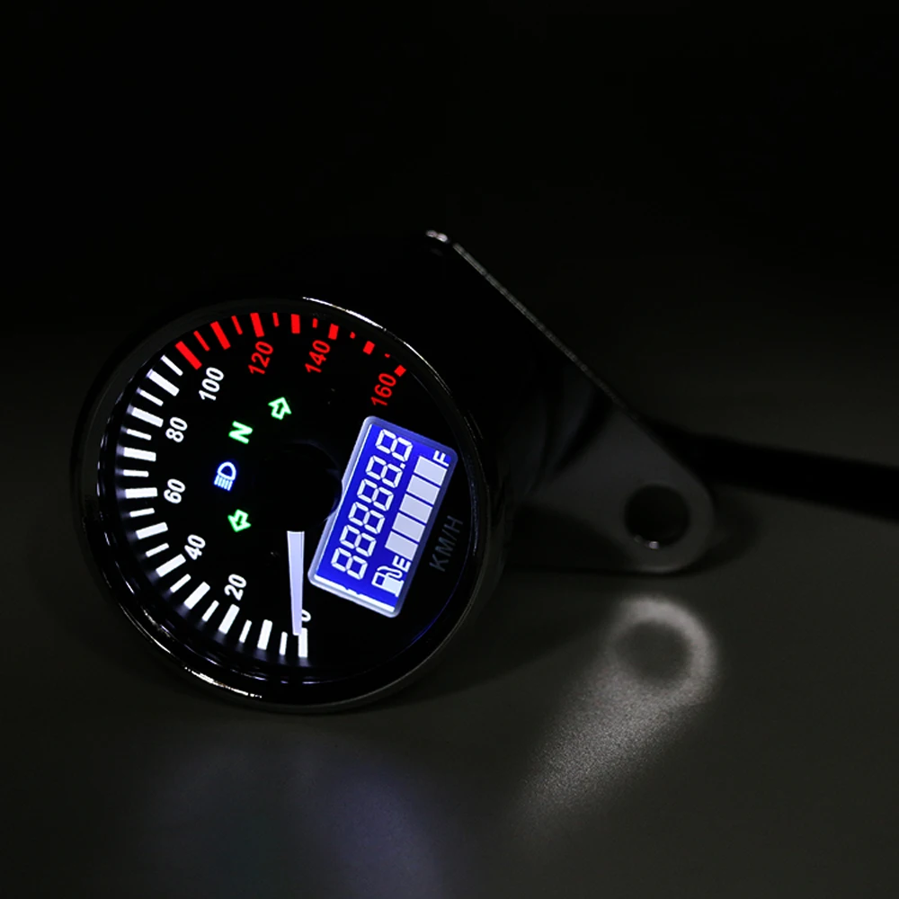 Velocímetro LCD multifunción para Honda y Yamaha - Odómetro, indicador combustible - imagen 2