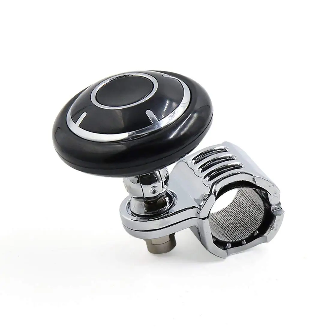 Autohaux pomo giratorio para volante de fibra de carbono marrón - imagen 2