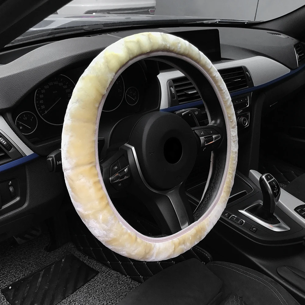 Funda volante piel corta suave densidad 38 cm – accesorios coche - imagen 5