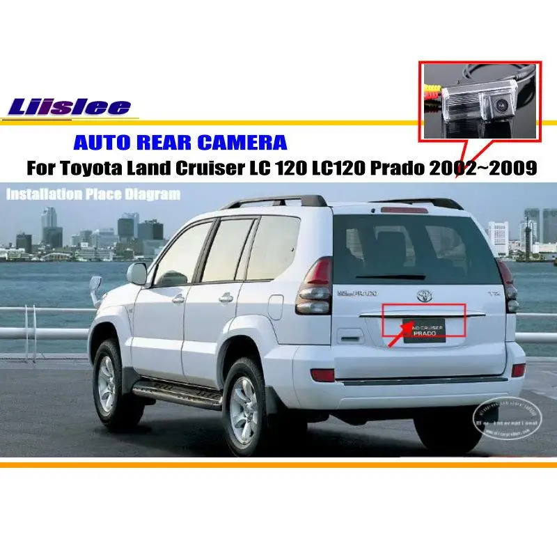 Cámara de visión trasera Toyota Land Cruiser Prado LC120 2002-2009
