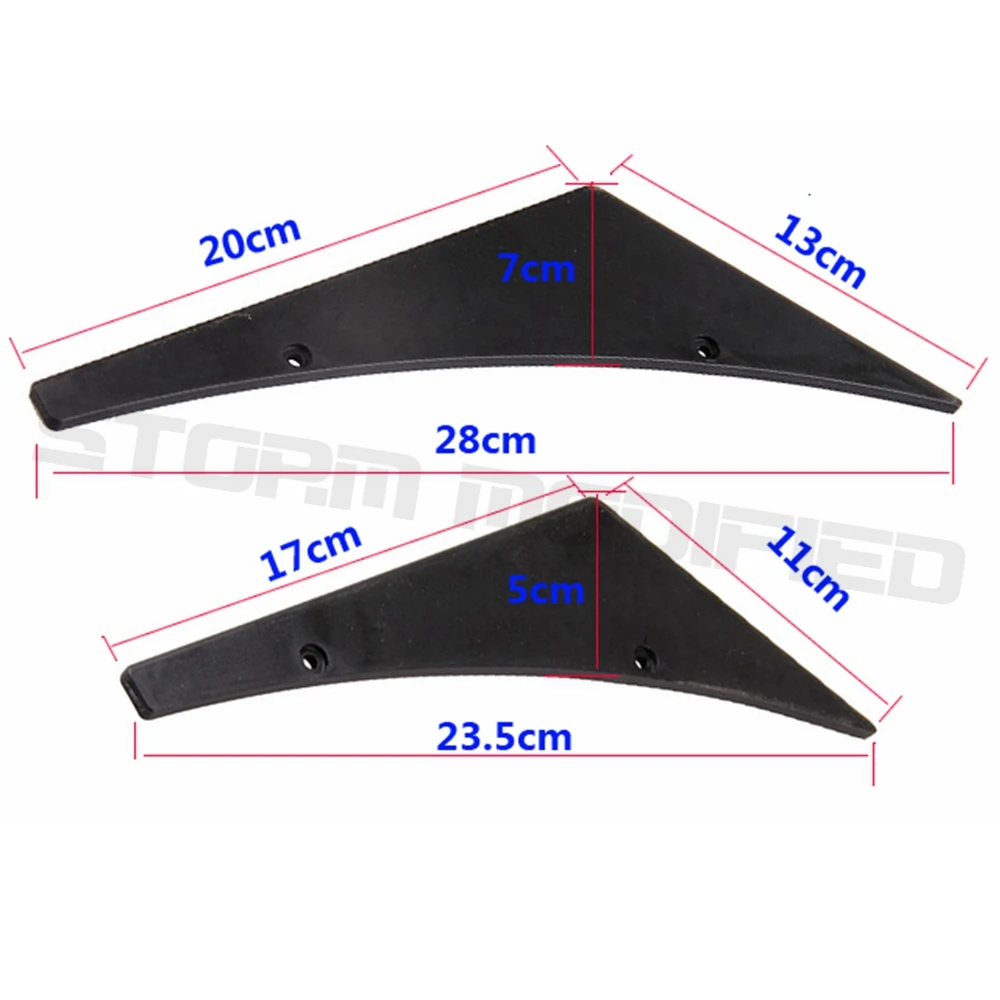 Divisor parachoques SuTong fibra carbono – canards aerodinámicos universal - imagen 2