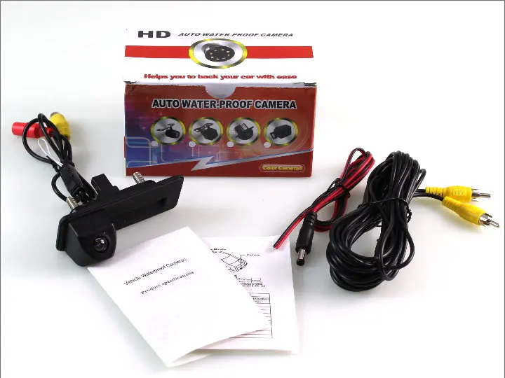 Contenido del paquete: cámara, cableado y accesorios