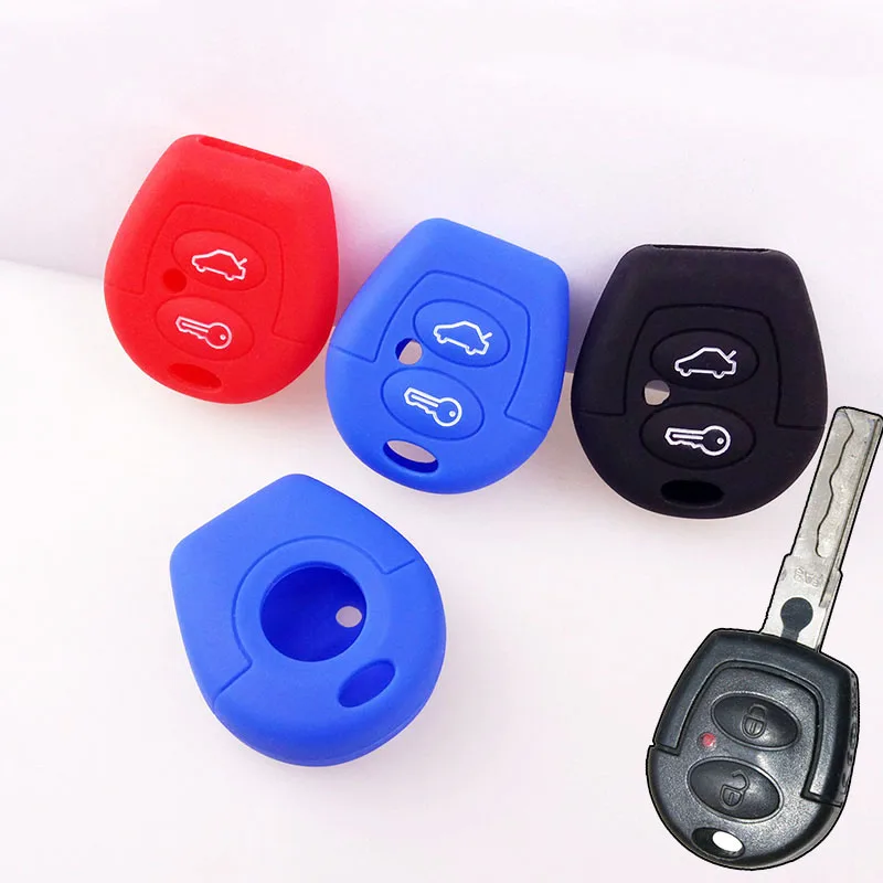 Funda de silicona para mando 2 botones VW, Skoda y SEAT