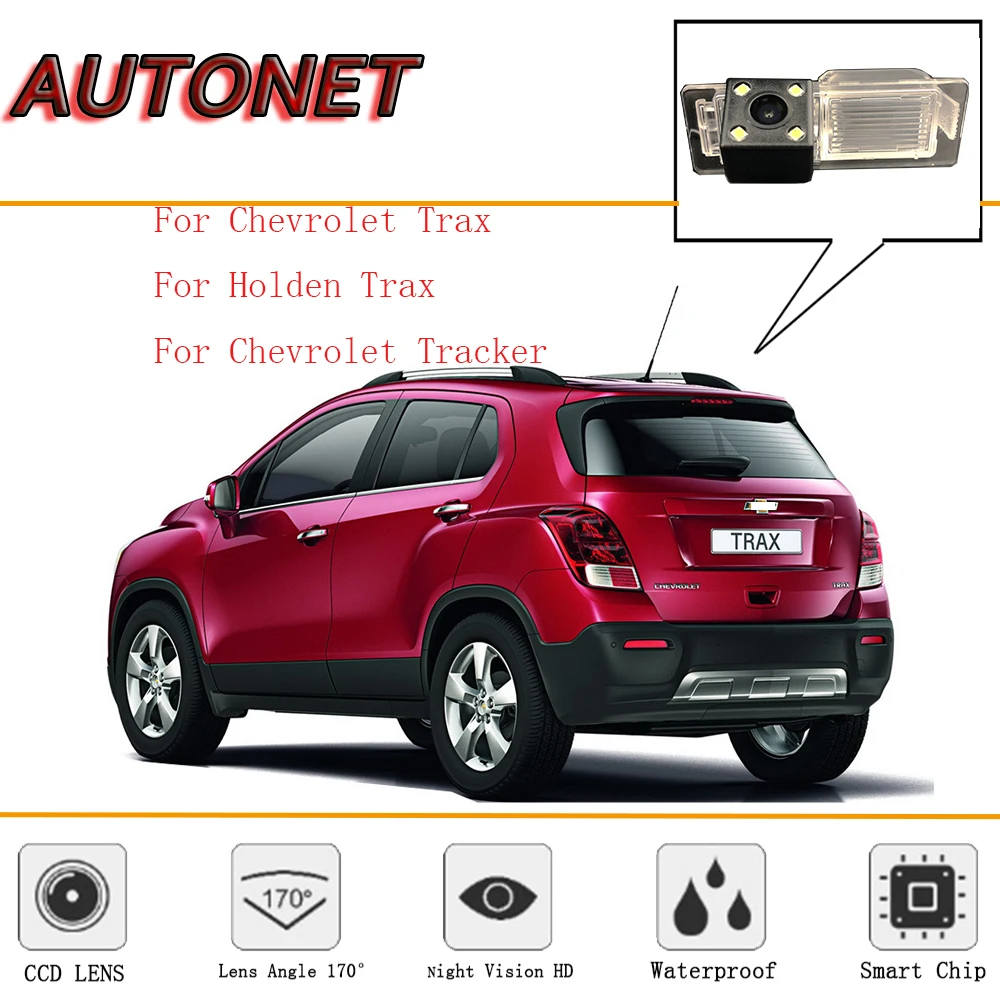AUTONET Cámara de marcha atrás para Chevrolet Trax y Tracker