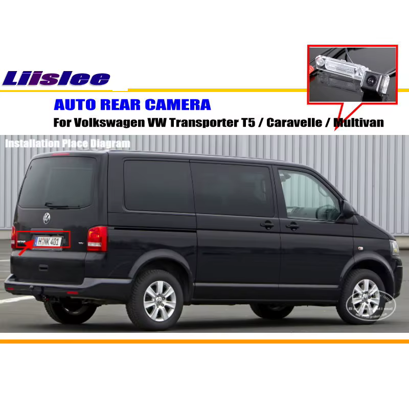 Cámara de visión trasera AUTO HD CCD para VW Transporter T5 Multivan - imagen 3