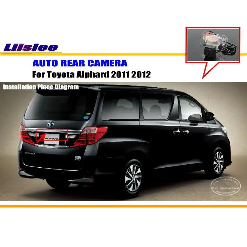 Cámara de marcha atrás CCD HD para Toyota Alphard 2011-2012