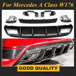 Difusor trasero A45 AMG con puntas de escape – Mercedes W176