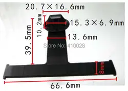 Clip sujeción cableado OEM 552-0028-0052-01 shhworldsea negro Toyota