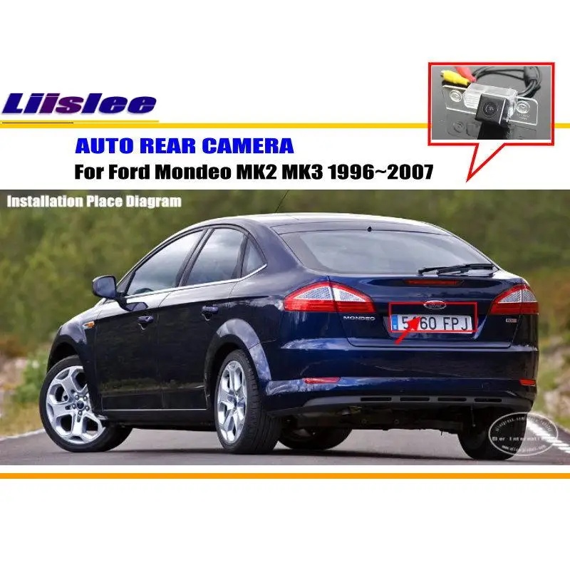Cámara de visión trasera HD CCD para Ford Mondeo MK2 MK3 1996-2007
