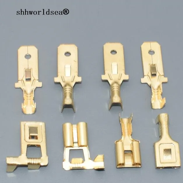 Shhworldsea Terminales H4 9003 de 7,8 mm macho/hembra