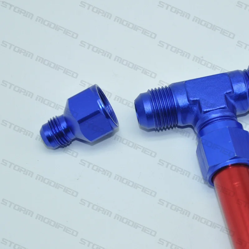 Kit línea de combustible AN8 Holley 4150 doble alimentación - imagen 4