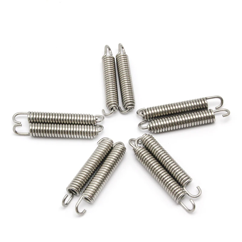 Resortes de escape ZS Racing acero inoxidable giratorios para moto - imagen 4