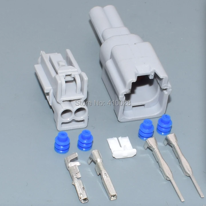 Conector automotriz Shhworldsea macho y hembra de dos pines