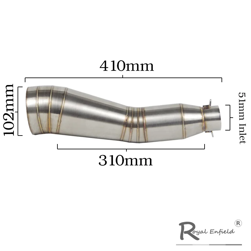 Silenciador de escape universal 51 mm para moto Honda, Yamaha y KTM - imagen 2