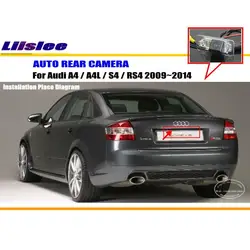Cámara de visión trasera HD para Audi A4 A4L S4 RS4 2009-2014