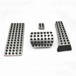 Pedalera de acero inoxidable sin taladro para Mercedes-Benz Clase C/E/S