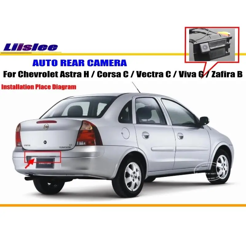 Cámara de visión trasera CCD para Chevrolet Astra H, Corsa y Zafira B