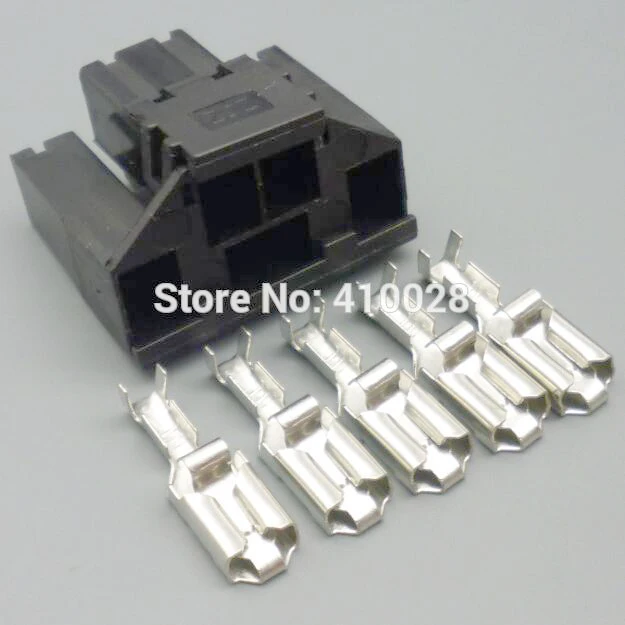443972995 Conector eléctrico 5 pines 6,3 mm para automóvil - imagen 2