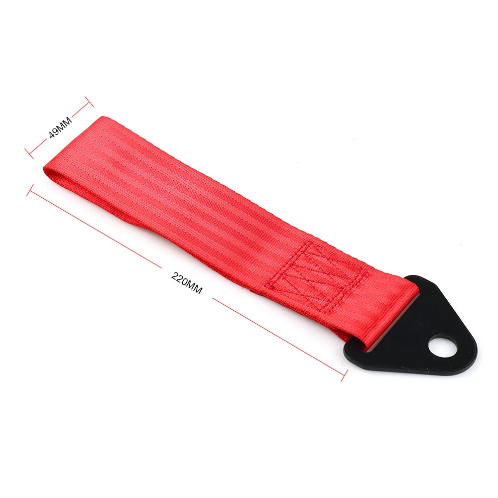 Dynoracing Correa de remolque para coche de carreras con gancho - imagen 3