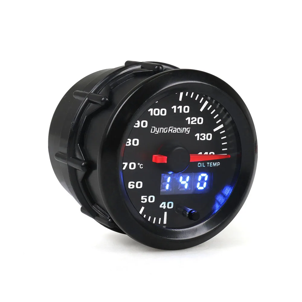 Dynoracing medidor temperatura aceite 52 mm con pantalla dual - imagen 5