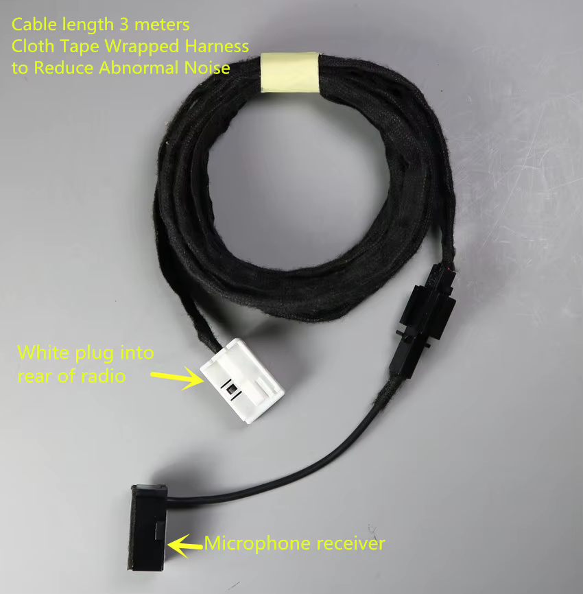 Cable de micrófono RD4/RD43/RD45 para Peugeot 206/207/307 y Citroën - imagen 2