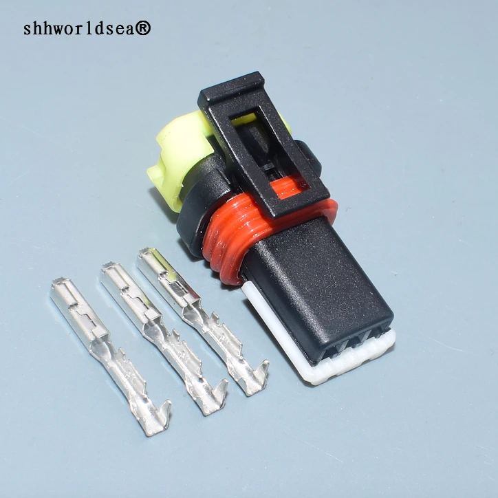 Conector hembra SHHWorldSea 3 pines con terminales 1-936527-2 - imagen 2