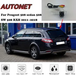 AUTONET Cámara de visión trasera nocturna HD para Peugeot 508