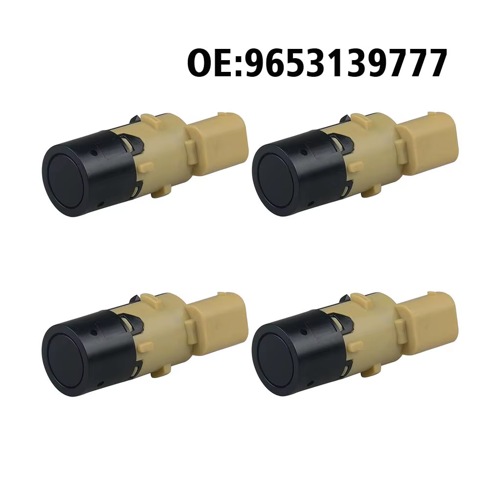 Cuatro sensores PDC Parktronic 9653139777 para Peugeot y Citroën