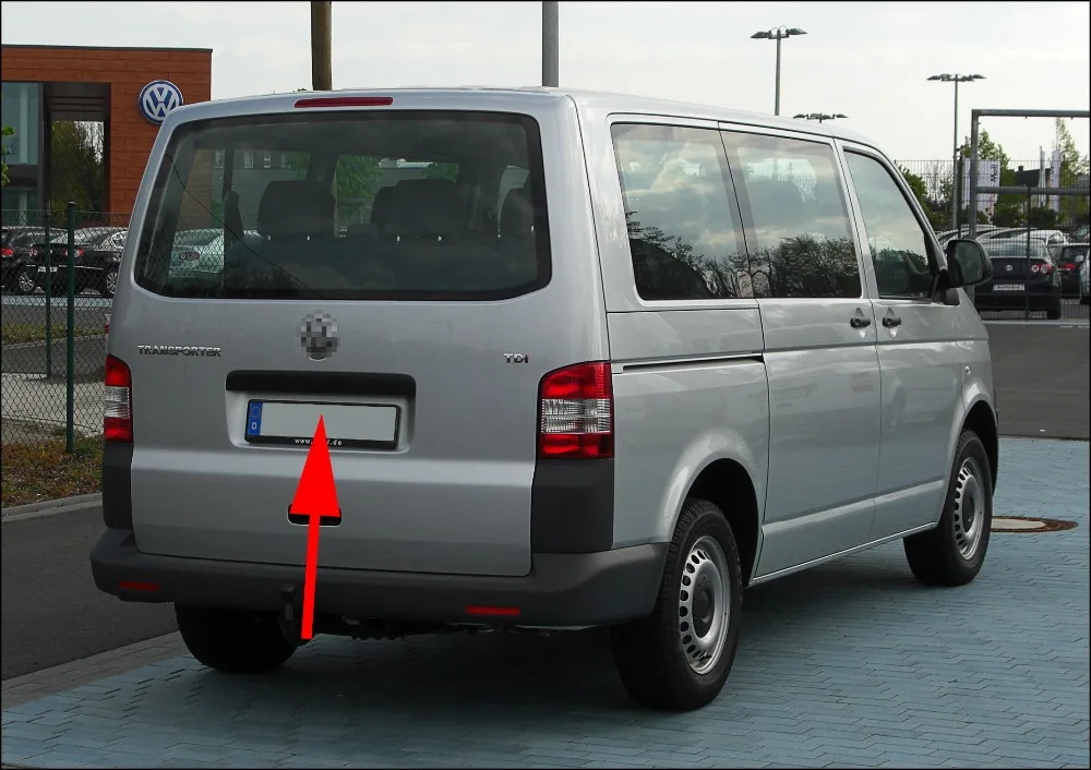 Aplicación de la cámara AUTONET en Volkswagen T5 Caravelle
