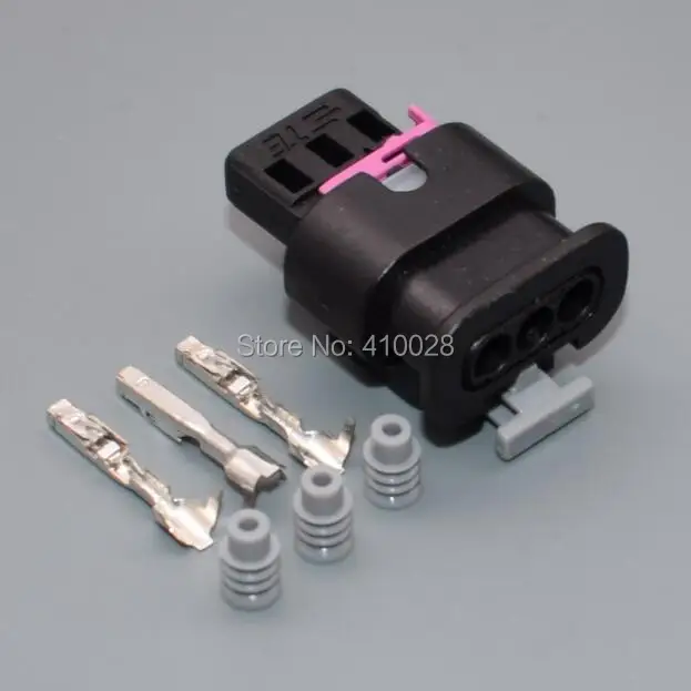 Conector eléctrico impermeable 3 pines Audi 4F0973703A - imagen 2