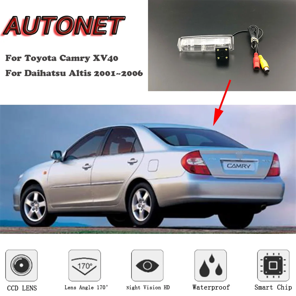 AUTONET Cámara visión nocturna HD Toyota Camry XV30 2001-2006