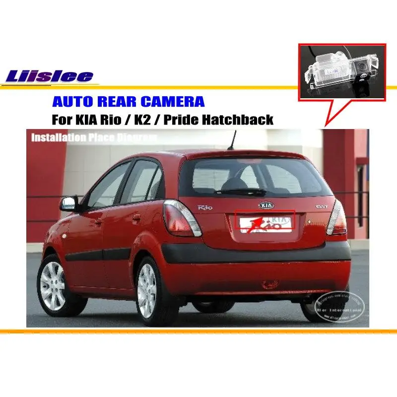 Cámara de visión trasera HD para Kia Rio K2 Pride 2011-2015