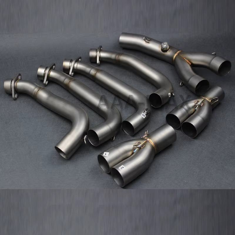Tubo intermedio de escape de titanio – Yamaha YZF-R6 2006-2016 - imagen 4