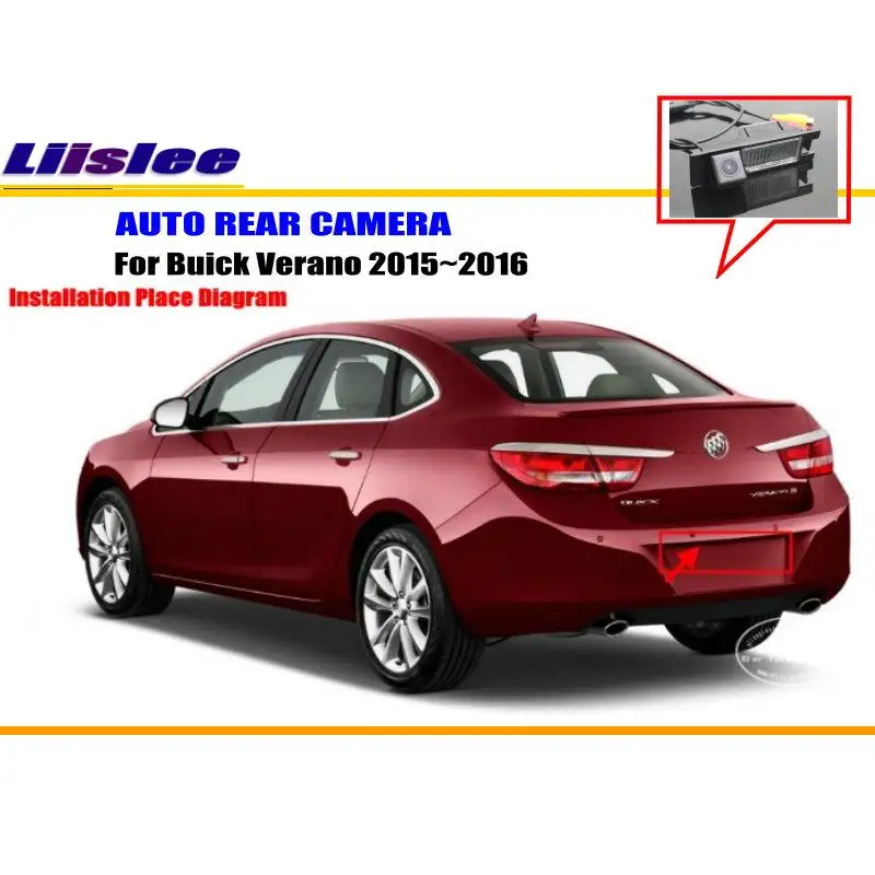 Cámara de visión trasera de coche para Buick Verano 2015-2016 Kit de accesorios de cámara CCD HD para estacionamiento trasero de respaldo - imagen 2